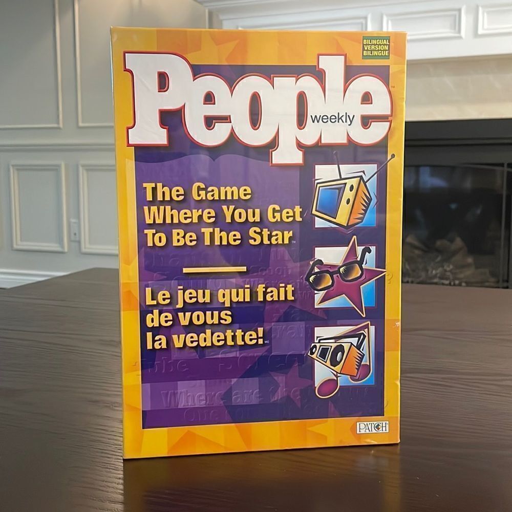 Factory Sealed 2002 People Weekly Board Game People Magazine Bilingual Game